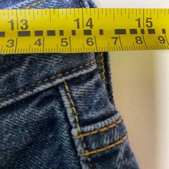 LEVIS 501 T - DISTRESSED JEANS SIZE W28 L26 - EUC - Picture 6 of 8